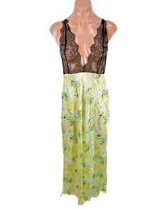Victoria’s Secret Fantasy Island Designer Collection Silk Lace Nightgown Sz L - Picture 1 of 9