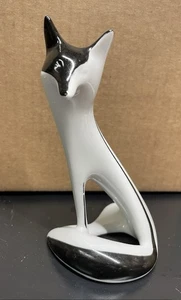 Vintage Polish Porcelain Fox Ceramic Hand Painted CMIELOW - Picture 1 of 7