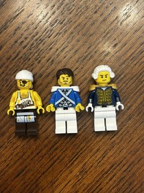 Lego 70413 The Brick Bounty Minifigures (Admiral, Sergeant, Pirate Cook)