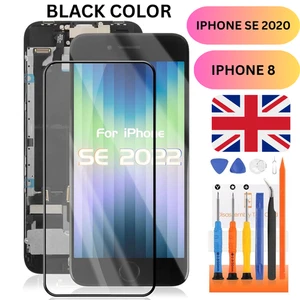 For iPhone SE 2022/2020 & 8G prime LCD Screen Replacement + Tools + Protector UK - Picture 1 of 3