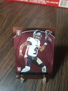 2024 Panini Totalmente Certificato Michael Penix Jr. RC #161 Rosa Specchio SSP 21/44 - Foto 1 di 5