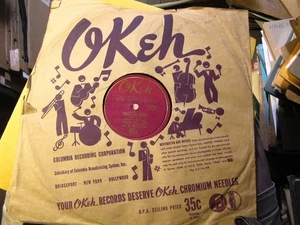 1941 COOTIE WILLIAMS Orch HOT Trumpet WEST END BLUES/ G-Men OKeH 6370 - Imagen 1 de 3