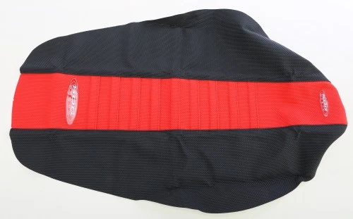 Cubierta de asiento con pinza plisada SDG 9 - roja/negra moto 96337RK 86-6337R Foto 1 de 4