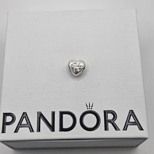 Original Pandora Best Friends Charm Herz poliert ALE 925 791727CZ - Bild 1 von 3