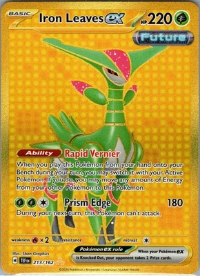 Iron Leaves ex 213/162 SV05: Temporal Forces - Pokemon Card - NM - Image 1 of 2