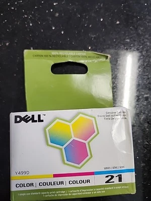 Dell Y499D 21 Series Color Ink Cartridge Brand New Sealed - Image 1 of 3