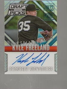 Kyle Freeland 2014 Prizm Draft Picks Prospect ON CARD AUTO Signature #114/199 - Picture 1 of 2