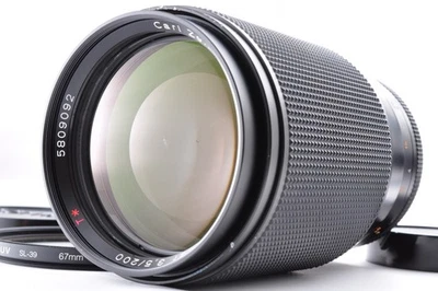 [Exc+3] Contax Carl Zeiss Tele Tessar T* 200mm F/3.5 AEG Lens From JAPAN - Image 1 of 4