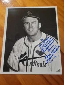 Terry Moore ~ MLB AUTO ~ 8x10 Signed Photo ~ Personalized ~ St. Louis Cardinals - Picture 1 of 1