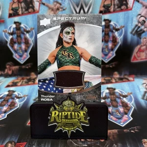 Thunder Rosa AEW Upper Deck Spectrum 2021 Worn Memorabilia Patch #79 - Picture 1 of 3