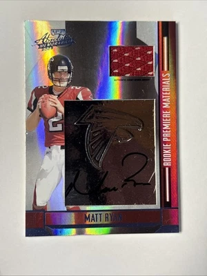 2008 Absolute Matt Ryan Rookie Premiere Materials Hologram Patch Auto 11/35 - Image 1 of 3