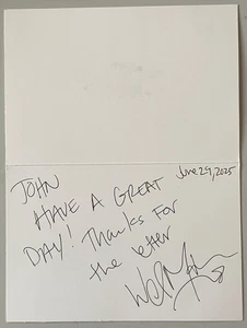 JARD DE FELICITACIÓN JASON ACUNA "WEE-MAN", 100% AUTÉNTICA AUTOGRAFIADA, ¡SUPERESTRELLA! - Imagen 1 de 2
