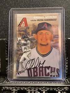 Gabriel Moreno (RC) 2023 Topps Chrome Platinum City Variation (SSP) - Picture 1 of 2