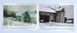 FIRST REPRODUCTIONS by PETER SCULTHORPE - 7-1/2" x 5-3/4" MAILER