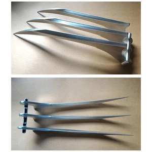 1 Pair Deadpool 3 X-Men Wolverine 10" Claw Cosplay Costume Prop Outfit Halloween - Picture 1 of 6