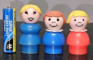 3 Fisher Price Little People Plastic Body Lot Of 3 - Picture 1 of 6