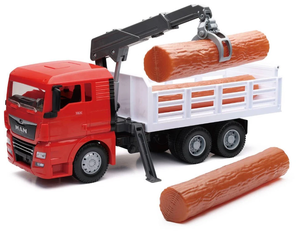 Man TGX Granit avec grue 1/18 Newray - Photo 1/1