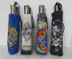 Paraguas Ed Hardy Christian Audigier nuevo con etiquetas - Imagen 1 de 18