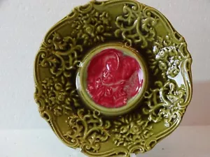 Jugendstil -Keramikteller V&B Schramberg Dekor Mädchen - Bild 1 von 1