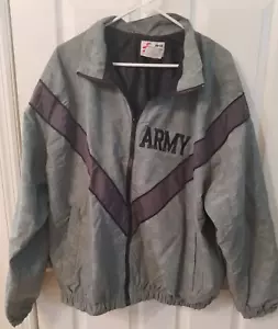 Vtg US Army JWOD Skilcraft Jacket Size Large Digital Gray Camo - Picture 1 of 7