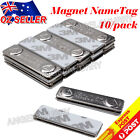 10x Magnetic Name Badge Tag Fastener Attachment Self Adhesive Strong Magnet Ne