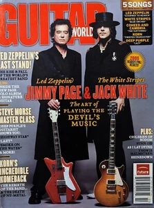 Guitar World Magazine Jimmy Page & Jack White February 2006 - Picture 1 of 3