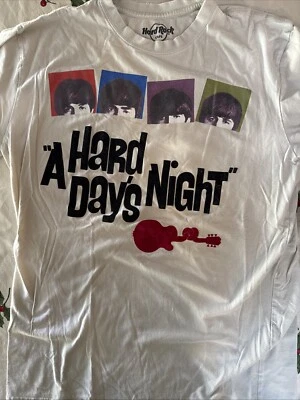 hard rock cafe t-shirt Dragonfly Beatles “a Hard Days Night” - Image 1 of 3