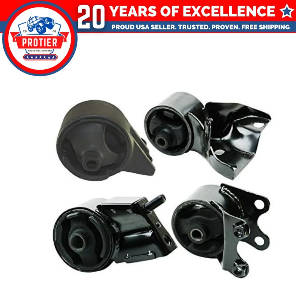 Engine Motor & Trans Mount Set 4PCS for 89-92 Ford Probe 2.2L for Auto w/o - Image 1 of 1
