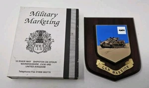 GKN WARRIOR Tanques Placa Madera NUEVO En Caja Madera Militar - Imagen 1 de 9