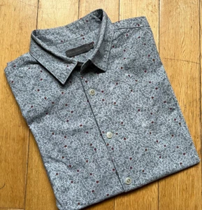 Mens John Rocha M Medium Patterned Long Sl Shirt - Picture 1 of 8