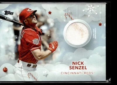 L2,745 -  2020 Topps Walmart Holiday Relics #WHRNS Nick Senzel - Image 1 of 2