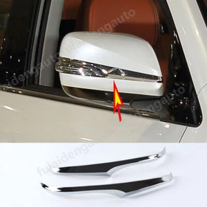 For LEXUS LX570 2016-2021 ABS Rearview Side Door Mirror Cover Chrome Trim Strips - Bild 1 von 6