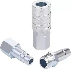 1/2" Air Hose Fittings Set, High Flow Couplers and Quick Connect Accessories - Picture 1 of 6
