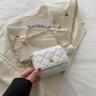 2024 New Spring Fashion Chain Shoulder Bag Pu Material Street Trend Small Square