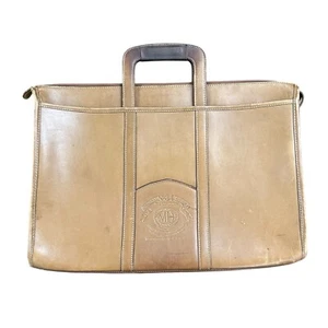 Vintage Aktentasche Marley Hodgson GHURKA Expediter No 34 braun Leder - Bild 1 von 14