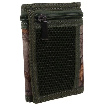 Forest Camouflage Mens Boys Teens Kids Tri-Fold Canvas Sports Wallet - Image 1 of 4