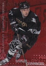 1999-00 BAP Millennium All-Star Game Ruby #83 Shawn Chambers