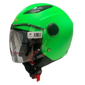 Casco Demijet Baby JFM - Niño Verde Mate Talla M - Imagen 1 de 2
