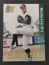 ⭐💥🔥Kyle Crowell 2001 Grandstand Modesto A's #20 Card 🔥💥⭐