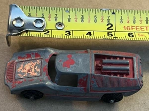 VINTAGE TOOTSIE TOY - RED FIAT ABARTH - Picture 1 of 5