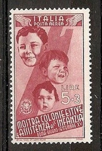 1937 REGNO COLONIE POSTA AEREA 5 LIRE MNH ** - Picture 1 of 1