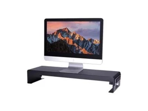 Rocelco 30" Premium Dual Monitor Stand with AC Power Supply & USB 2.0 Charging - Picture 1 of 7