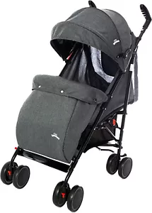 Foldable Reclinable Stroller Buggy Pram includes Rain Cover & Footmuff - Picture 1 of 13