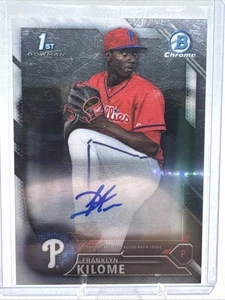 2016 Bowman Chrome Prospect Auto Franklyn Kilome #CPA-FK Auto - Picture 1 of 3