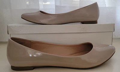 EUC Aldo Women’s Nude Ballet Flats Patent Leather Size EU38 - Image 1 of 4