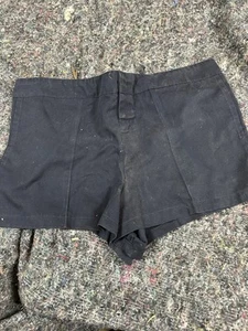 Pantalones Cortos Vintage Militar PT Azul Talla 80cm #117 - Imagen 1 de 8