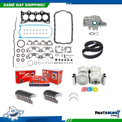 Kit maestro de reconstrucción de motor DNJ EK296M para 92-95 Honda Civic 1,5 L SOHC 16v D15Z1 Foto 1 de 4