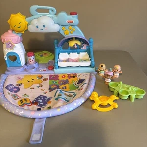 Little People 1-2-3 Baby Playdate Playset Pieghevole Musicale Luci Nuvola - Foto 1 di 14