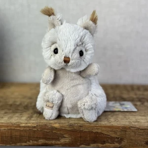 Barbara Bukowski Bear - Baby Blixten Squirrel Small Grey Cute Woodland Beanie 7" - Picture 1 of 11