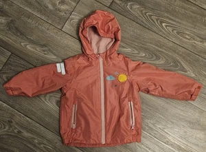 gefütterte Windjacke Gr. 86/92 mit Reflektoren - Bild 1 von 3